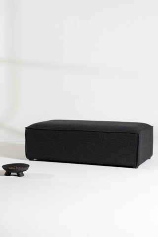 Venture Home Gillholmen sittpuff - Black Boucle /
