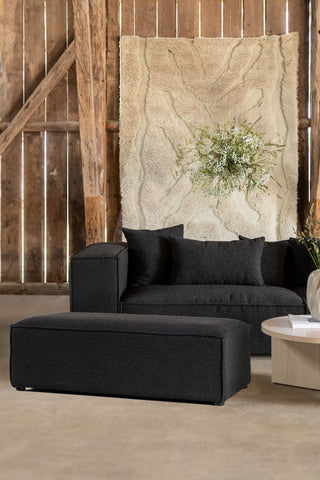 Venture Home Gillholmen sittpuff - Black Boucle /
