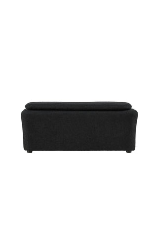 Venture Home Laurel Ottoman - Svart boucle /
