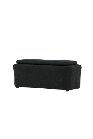 Venture Home Laurel Ottoman - Svart boucle /