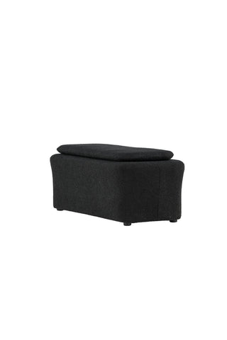Venture Home Laurel Ottoman - Svart boucle /