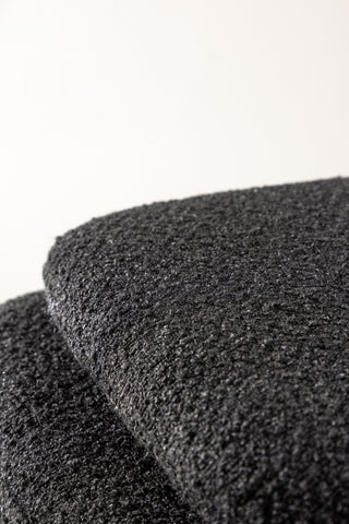 Venture Home Laurel Ottoman - Svart boucle /