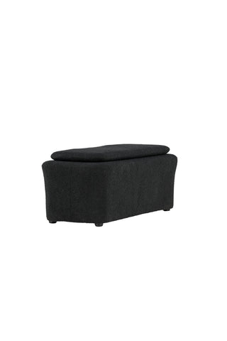Venture Home Laurel Ottoman - Svart boucle /