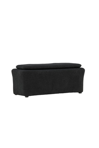 Venture Home Laurel Ottoman - Svart boucle /