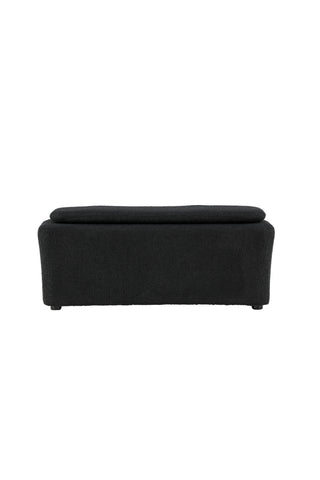 Venture Home Laurel Ottoman - Svart boucle /