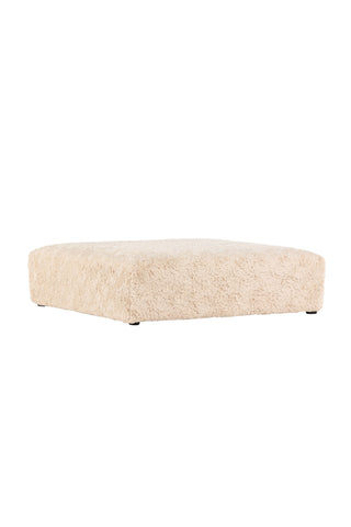 Vind Frankie Puff 100*100 - Beige fuskpäls / FSC 100%