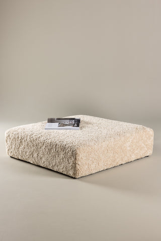 Vind Frankie Puff 100*100 - Beige fuskpäls / FSC 100%