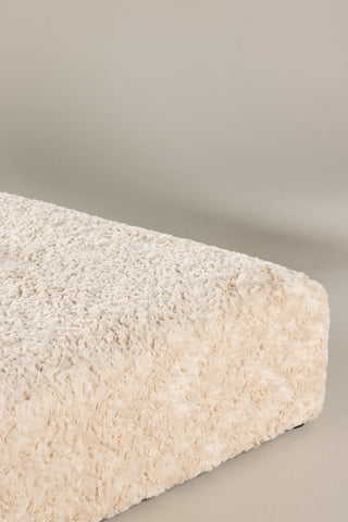 Vind Frankie Puff 100*100 - Beige fuskpäls / FSC 100%