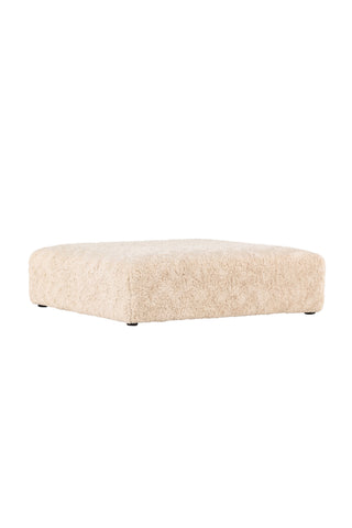 Vind Frankie Puff 100*100 - Beige fuskpäls / FSC 100%