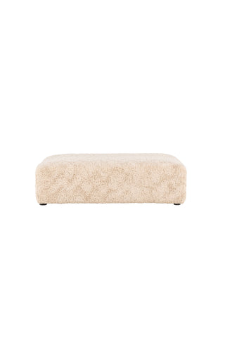 Vind Frankie Puff 100*100 - Beige fuskpäls / FSC 100%
