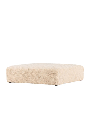Vind Frankie Puff 100*100 - Beige fuskpäls / FSC 100%