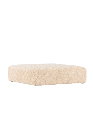 Vind Frankie Puff 100*100 - Beige fuskpäls / FSC 100%