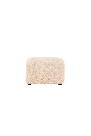 Vind Frankie Puff 50*50 - Beige fuskpäls / FSC 100%