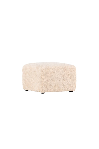 Vind Frankie Puff 50*50 - Beige fuskpäls / FSC 100%
