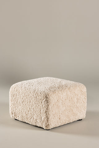 Vind Frankie Puff 50*50 - Beige fuskpäls / FSC 100%