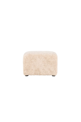 Vind Frankie Puff 50*50 - Beige fuskpäls / FSC 100%