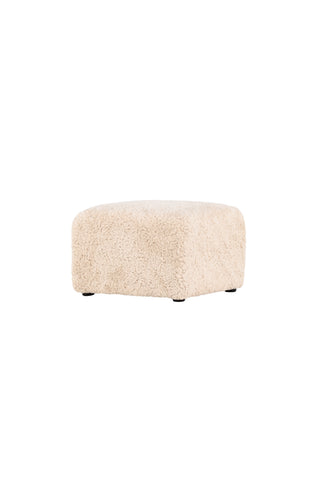 Vind Frankie Puff 50*50 - Beige fuskpäls / FSC 100%