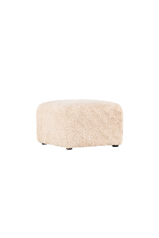 Vind Frankie Puff 50*50 - Beige fuskpäls / FSC 100%