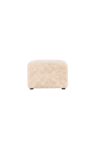 Vind Frankie Puff 50*50 - Beige fuskpäls / FSC 100%