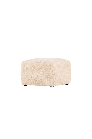 Vind Frankie Puff 50*50 - Beige fuskpäls / FSC 100%