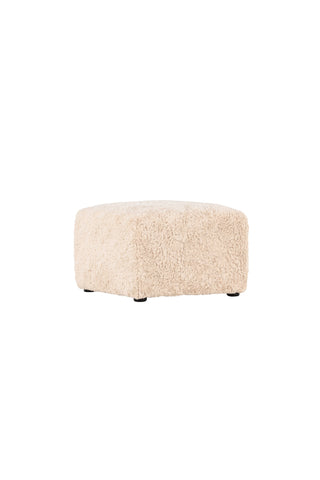 Vind Frankie Puff 50*50 - Beige fuskpäls / FSC 100%