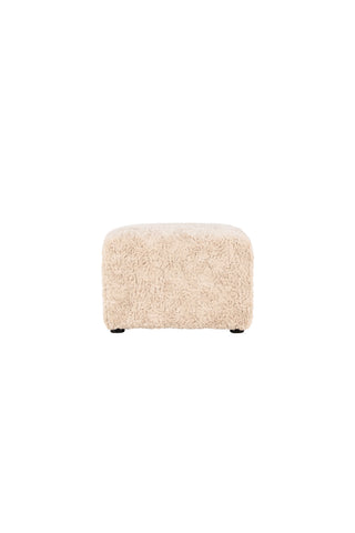 Vind Frankie Puff 50*50 - Beige fuskpäls / FSC 100%