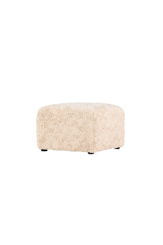Vind Frankie Puff 50*50 - Beige fuskpäls / FSC 100%