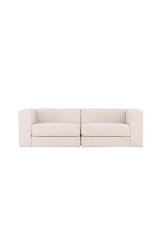Venture Home Lumi 3-sits soffa - vit linne /