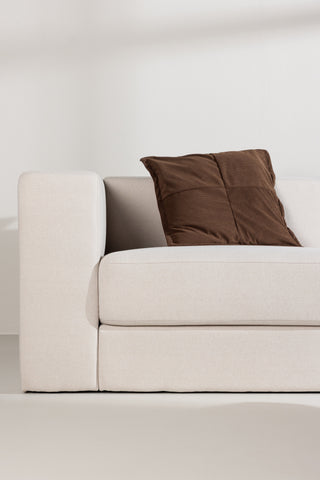 Venture Home Lumi 3-sits soffa - vit linne /