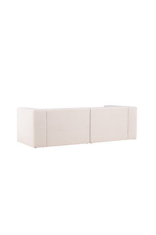 Venture Home Lumi 3-sits soffa - vit linne /
