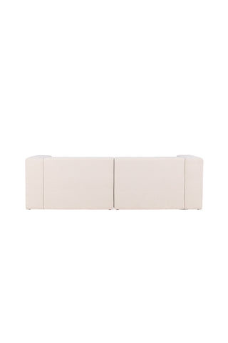 Venture Home Lumi 3-sits soffa - vit linne /