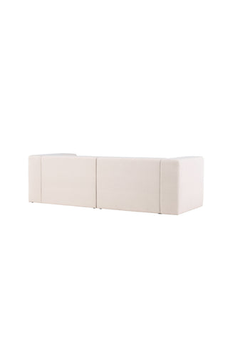 Venture Home Lumi 3-sits soffa - vit linne /