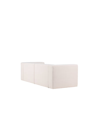 Venture Home Lumi 3-sits soffa - vit linne /