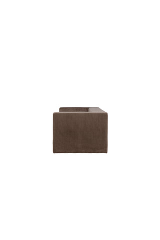 Venture Home Lumi 3-sits soffa - brunt linne /