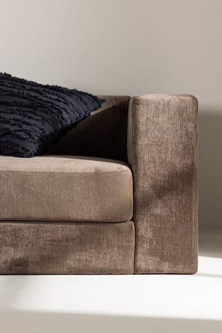 Venture Home Lumi 3-sits soffa - brunt linne /