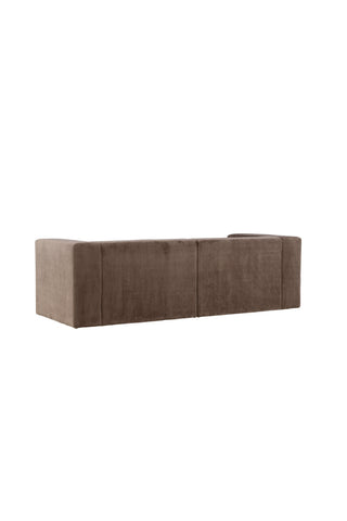 Venture Home Lumi 3-sits soffa - brunt linne /