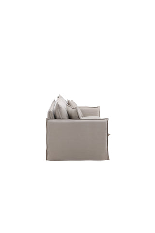 Venture Home Nova 3-sits soffa - brunt linne /