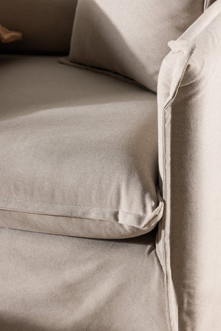 Venture Home Nova 3-sits soffa - brunt linne /