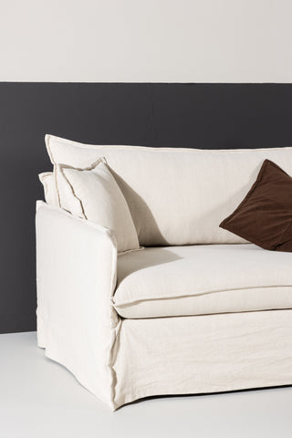 Venture Home Nova 4-sits soffa - Beige Linne /