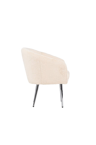 Venture Home Wanda Fåtölj - Beige fuskpäls /