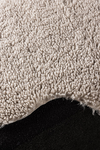 Venture Home Katy Polyester Teddy - 90*60- -Rektangulär-Ljusgrå