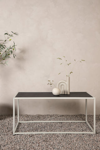 Venture Home Siaton Sofatable Steel - Beige / Rektangulär 60*110*