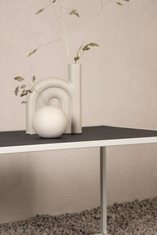 Venture Home Siaton Sofatable Steel - Beige / Rektangulär 60*110*