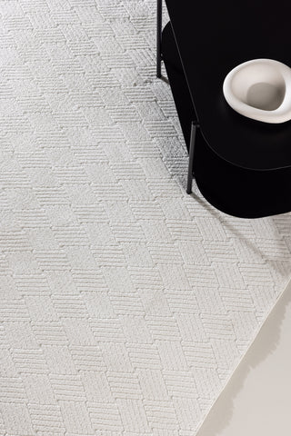 Venture Home Todd 100 % polyester - 200*290- -Rektangulär-Vit