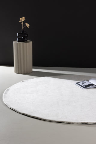 Venture Home Nixie 100 % polyester - ø200- -Rund-Vit