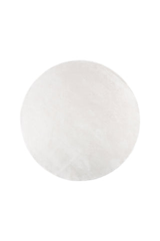 Venture Home Nixie 100 % polyester - ø200- -Rund-Vit