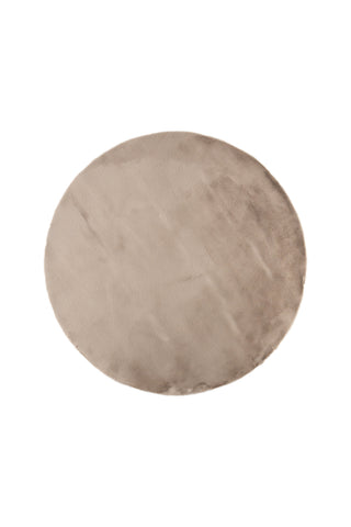 Venture Home Leni 100 % polyester - ø200- -Rund-Beige