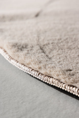 Venture Home Leni 100 % polyester - ø200- -Rund-Beige