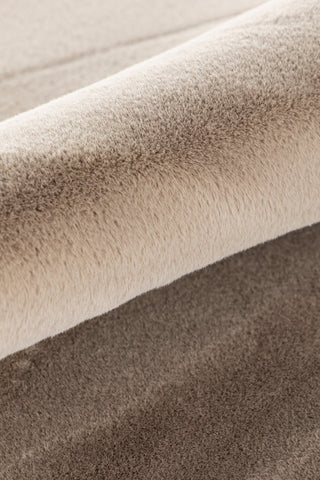 Venture Home Leni 100 % polyester - ø200- -Rund-Beige