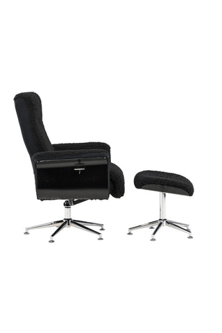 Venture Home Hagön Lounge Chair - Mörkgrå/Svart